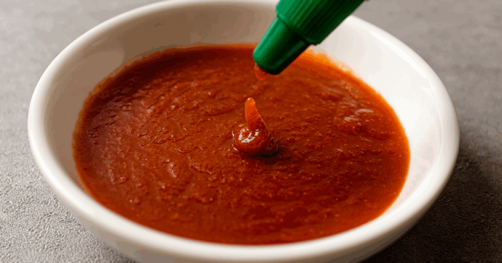 ox brand chili sauce and sriracha