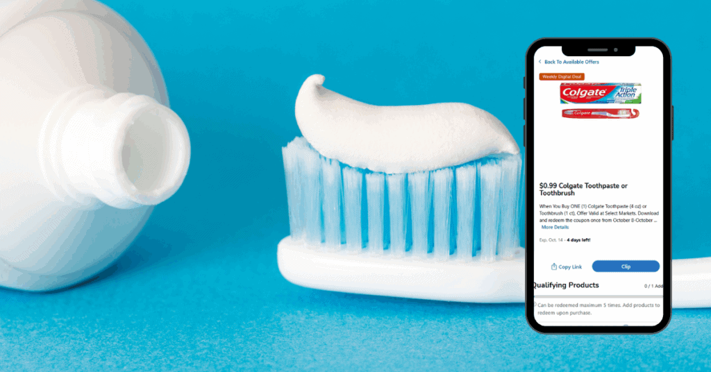 colgate toothbrush and toothpaste