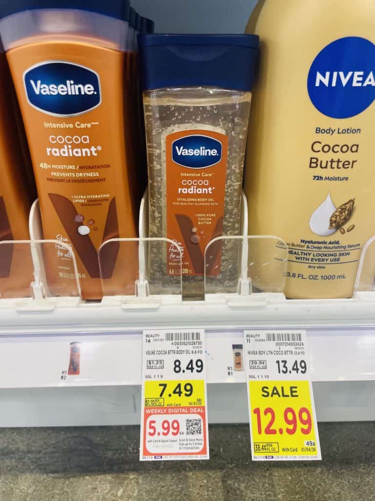 Vaseline Lotion Kroger Shelf image