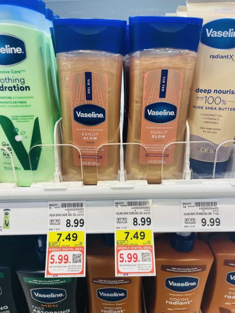 Vaseline Lotion Kroger Shelf image