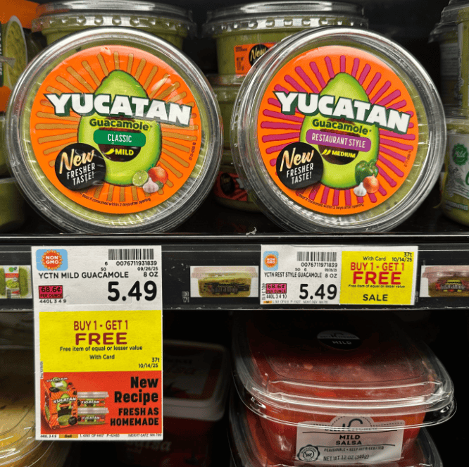 Yucatan Guacamole Kroger Shelf image