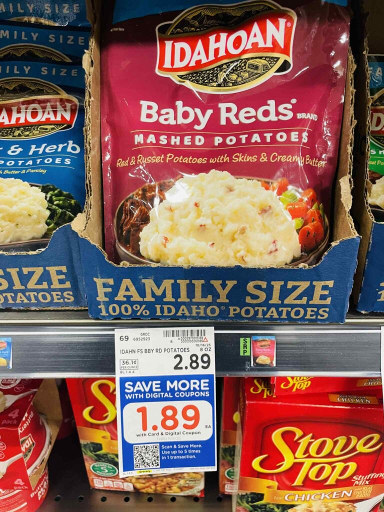 Idahoan potatoes kroger shelf image