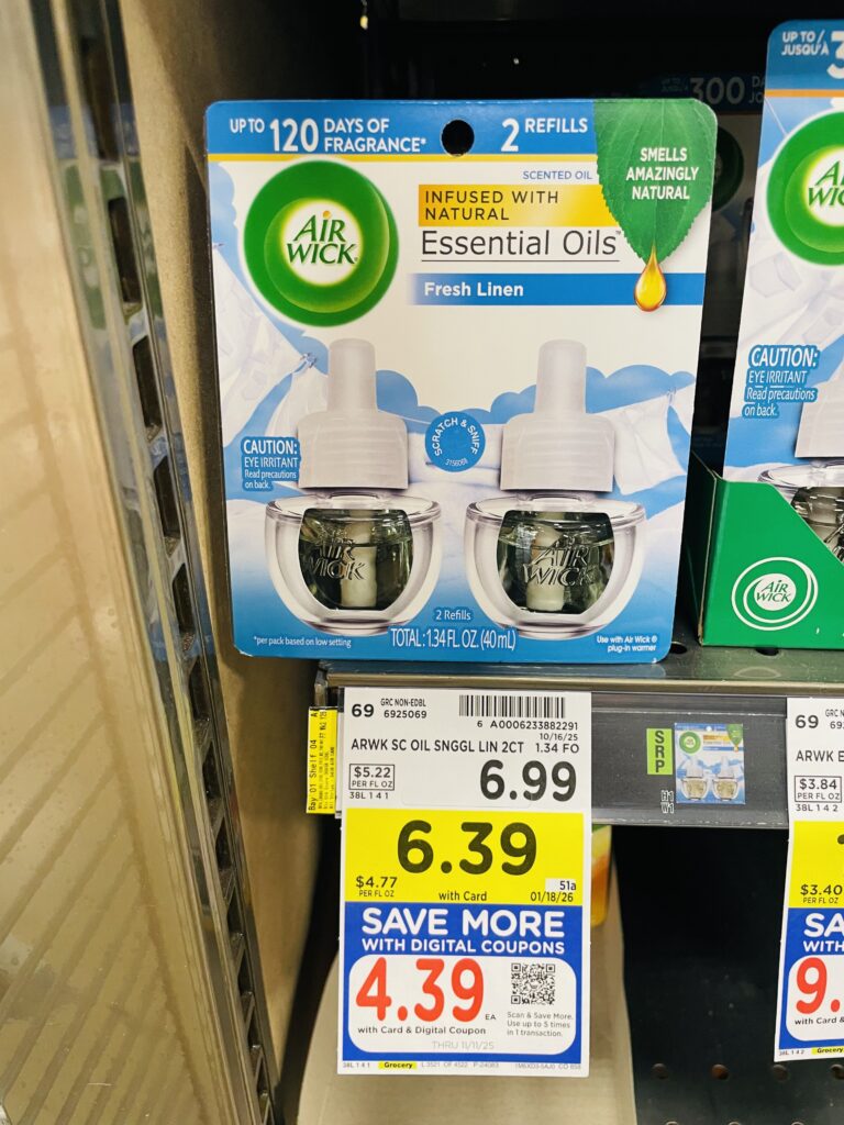 air wick scented oil kroger shelf image (2)
