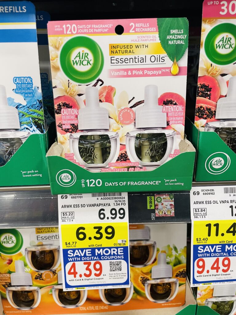 air wick scented oil kroger shelf image (2)