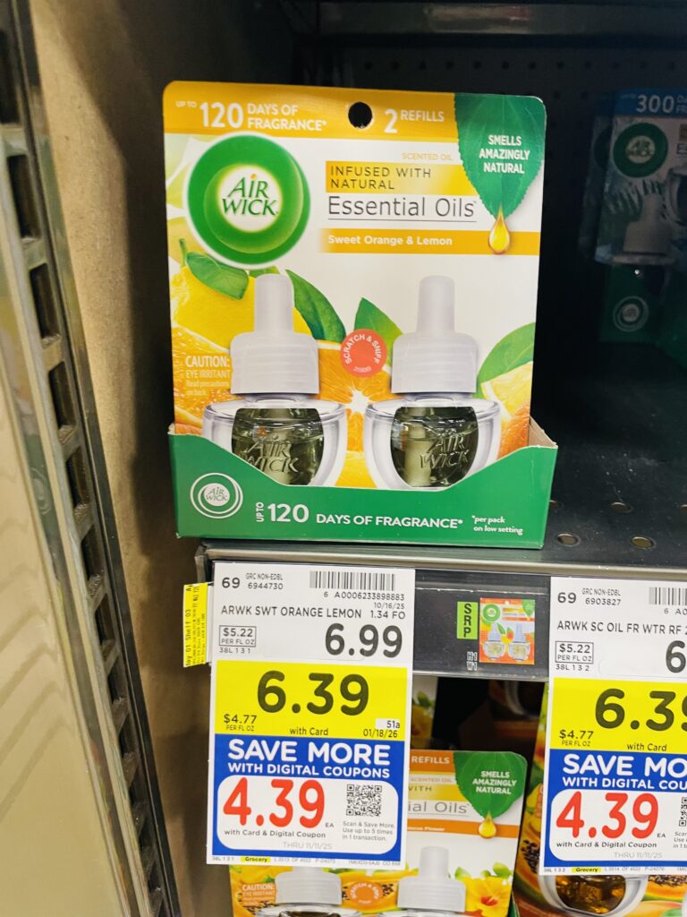 air wick scented oil kroger shelf image (2)