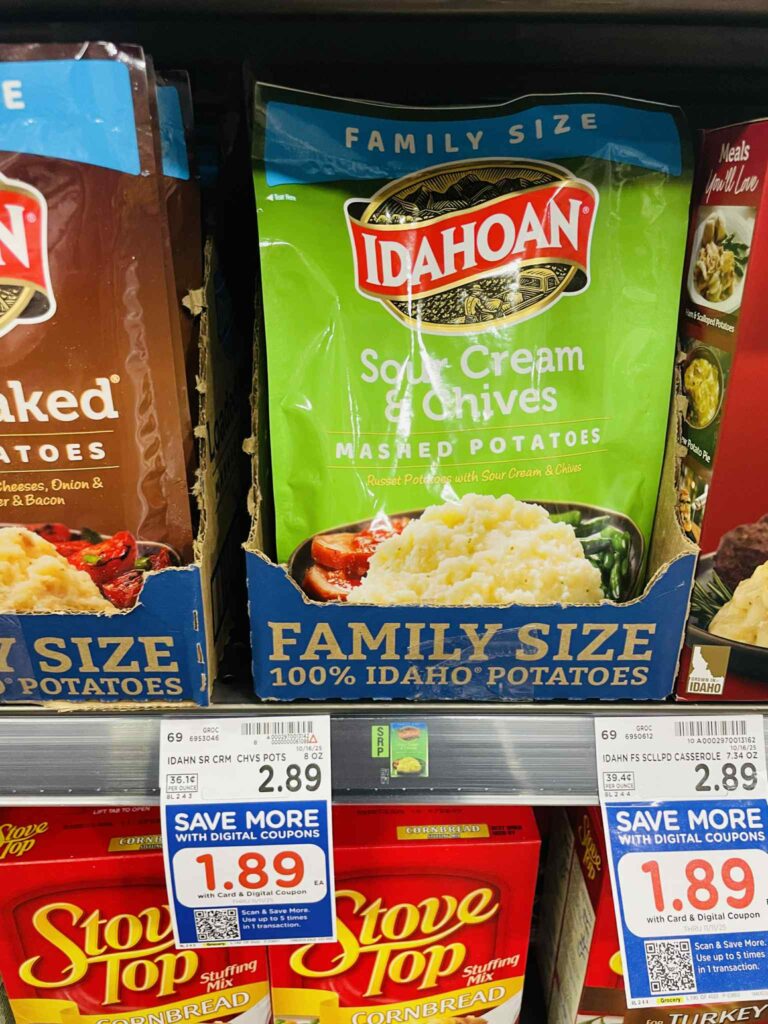 Idahoan potatoes kroger shelf image