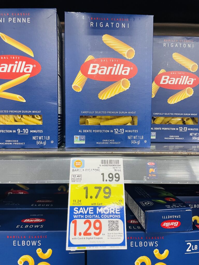 barilla pasta kroger shelf image (1)