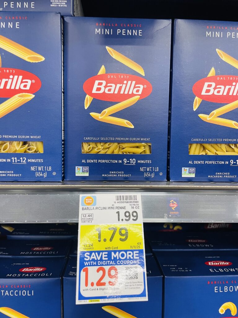barilla pasta kroger shelf image (1)
