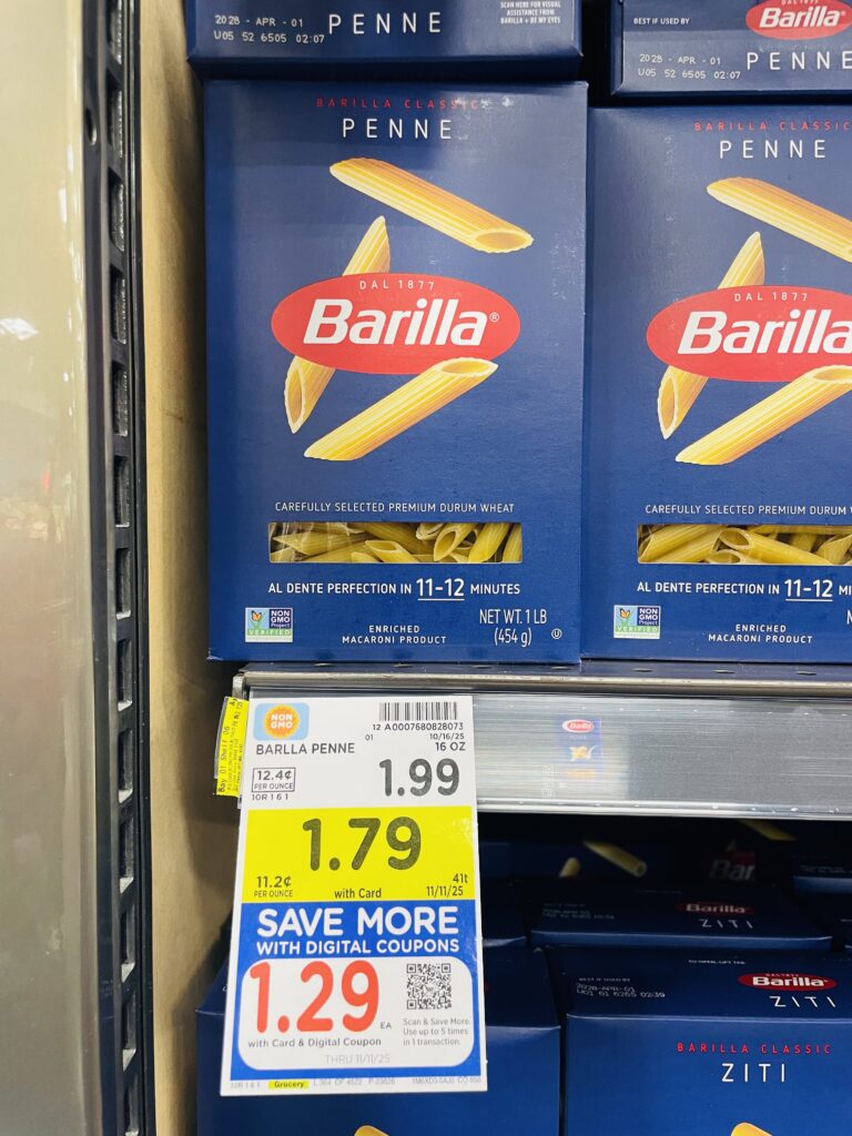 barilla pasta kroger shelf image (1)