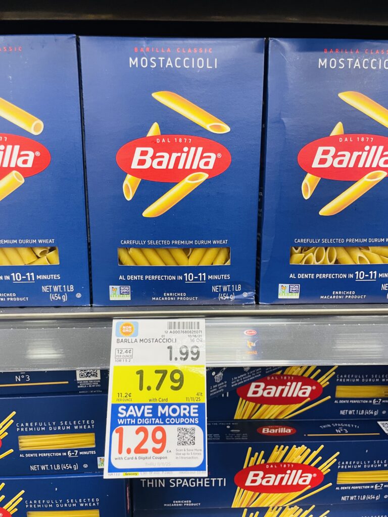 barilla pasta kroger shelf image (1)