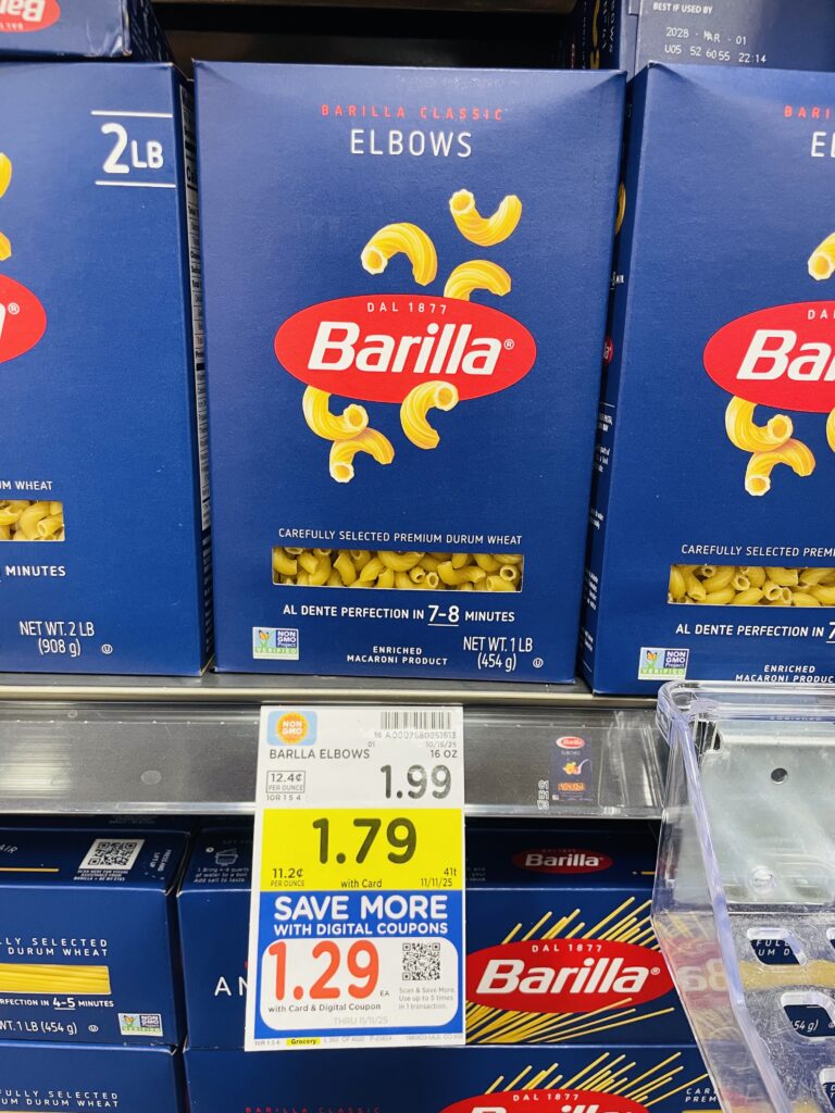 barilla pasta kroger shelf image (1)