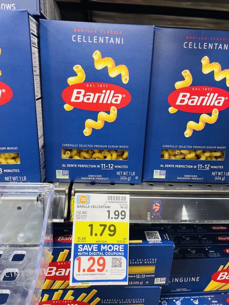 barilla pasta kroger shelf image (1)