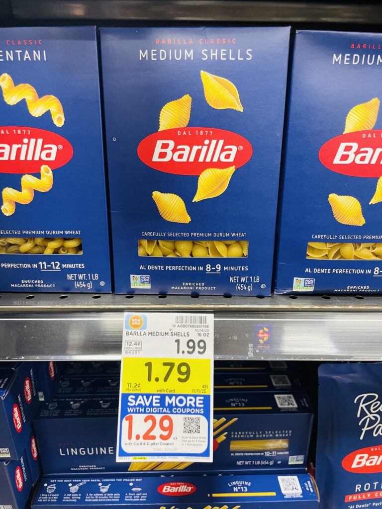 barilla pasta kroger shelf image (1)