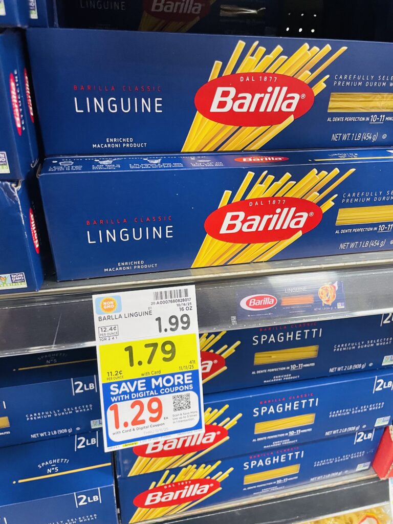 barilla pasta kroger shelf image (1)