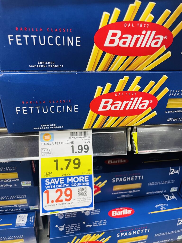 barilla pasta kroger shelf image (1)