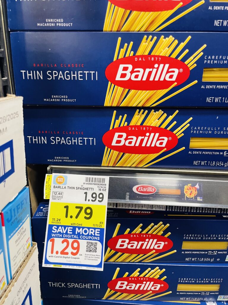 barilla pasta kroger shelf image (1)