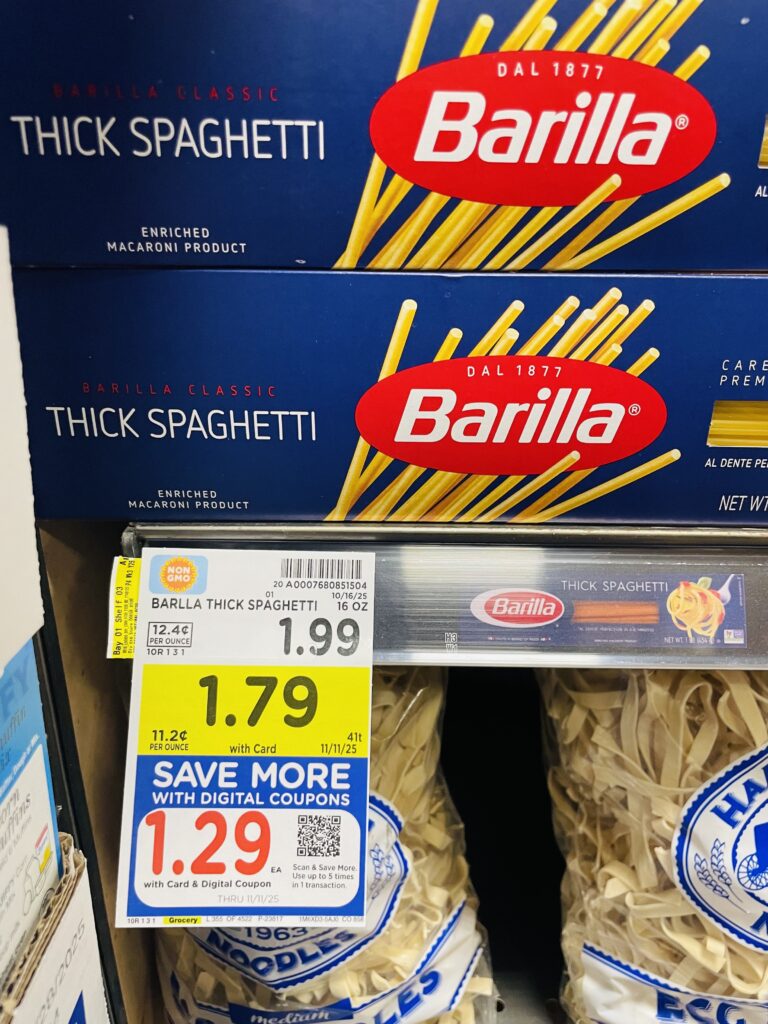 barilla pasta kroger shelf image (1)