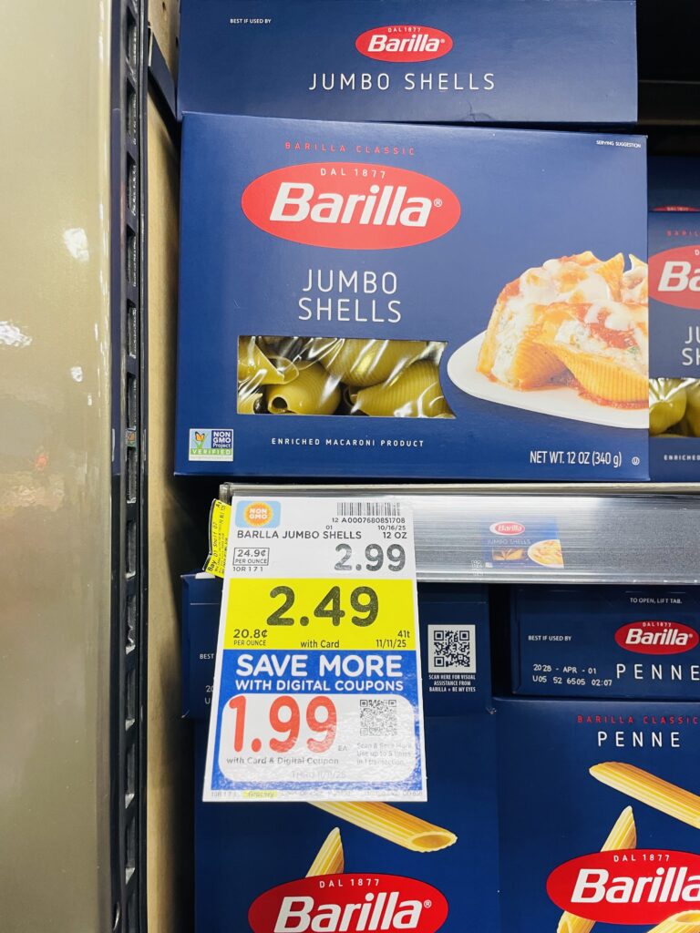 barilla pasta kroger shelf image (1)