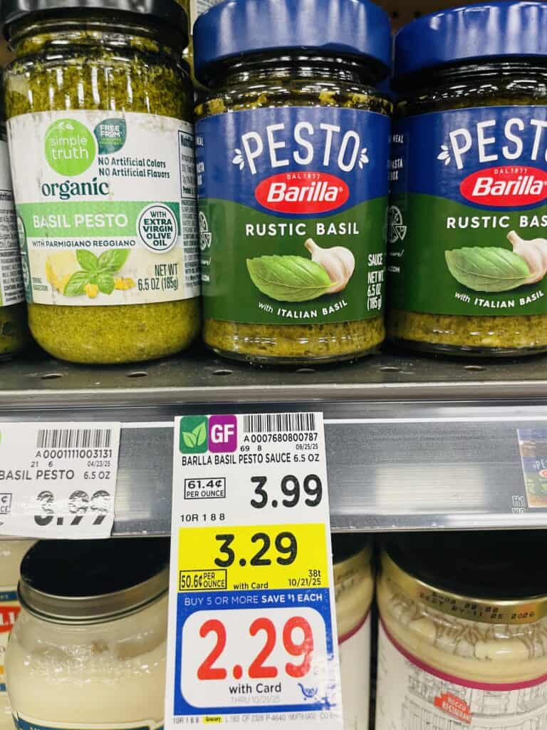 barilla pesto kroger shelf image (3)