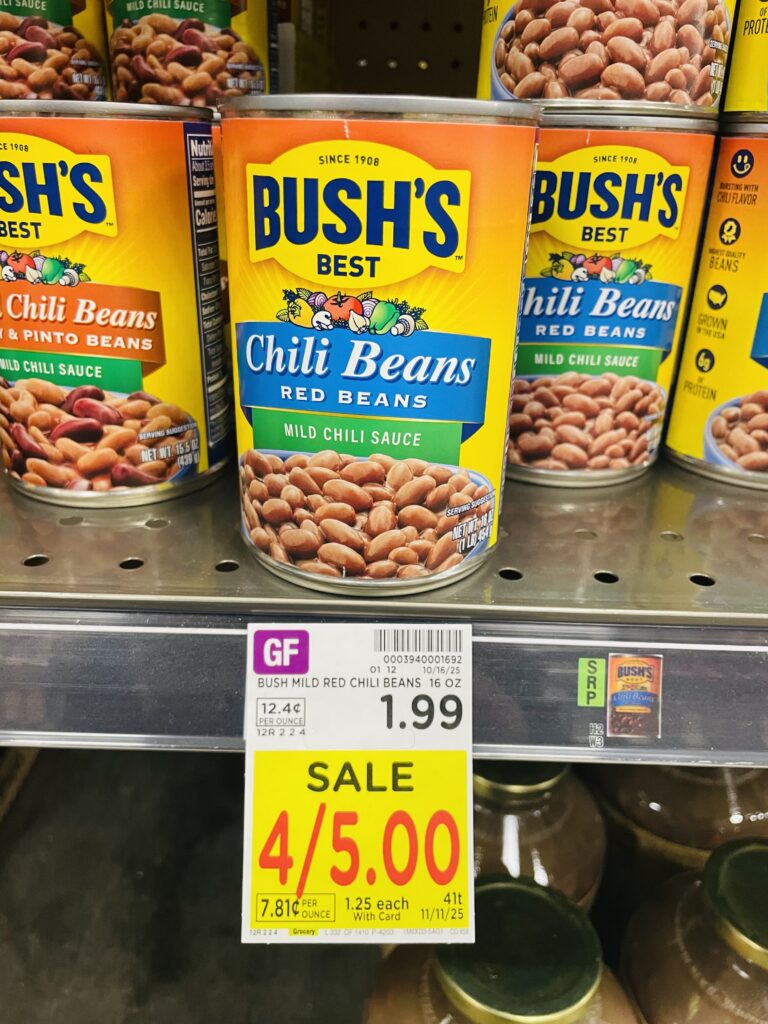 bush's beans kroger shelf image (15)
