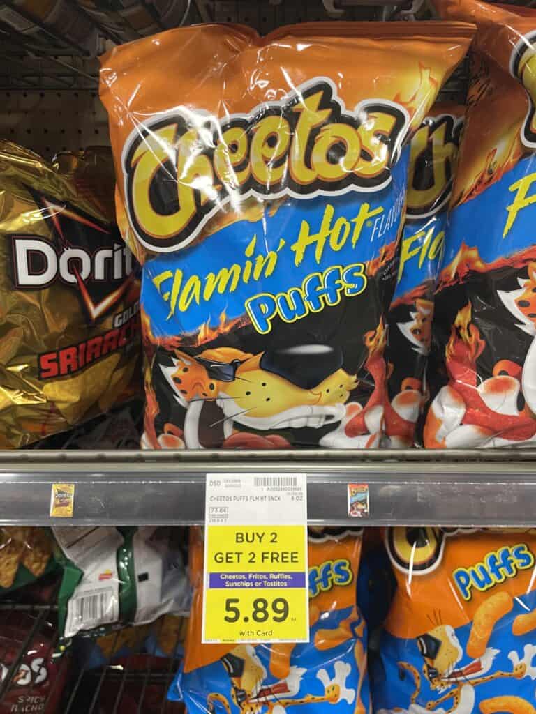 cheetos, ruffles and tostitos kroger shelf image (1)