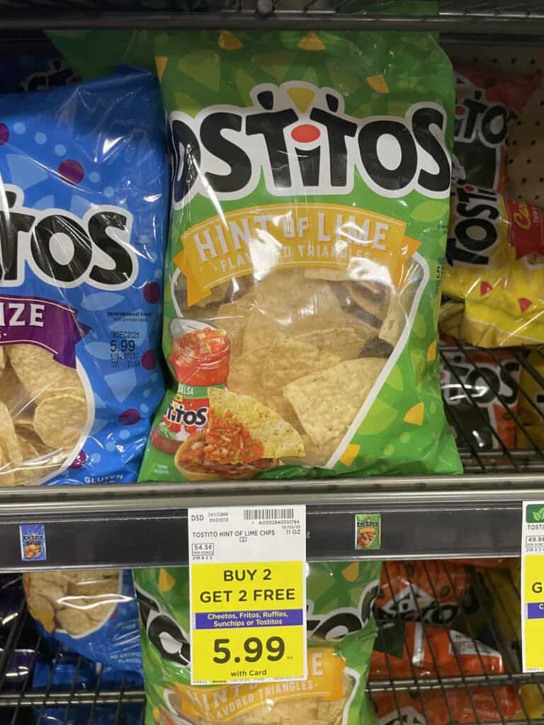 cheetos, ruffles and tostitos kroger shelf image (1)