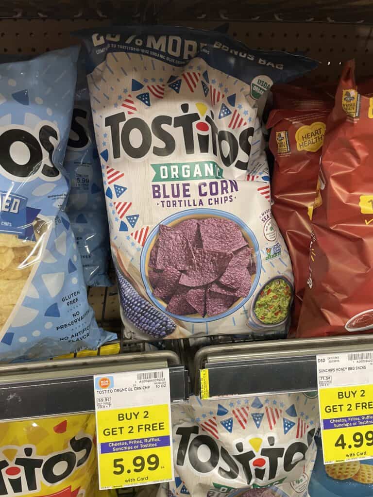 cheetos, ruffles and tostitos kroger shelf image (1)