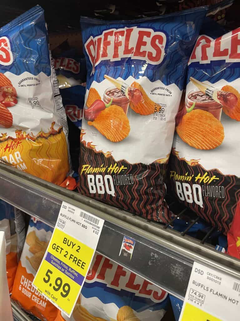 cheetos, ruffles and tostitos kroger shelf image (1)