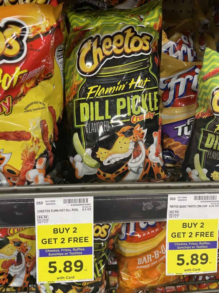 cheetos, ruffles and tostitos kroger shelf image (1)