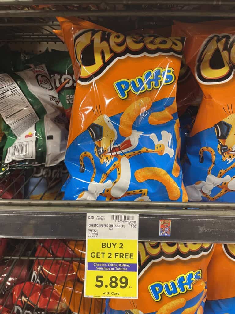 cheetos, ruffles and tostitos kroger shelf image (1)