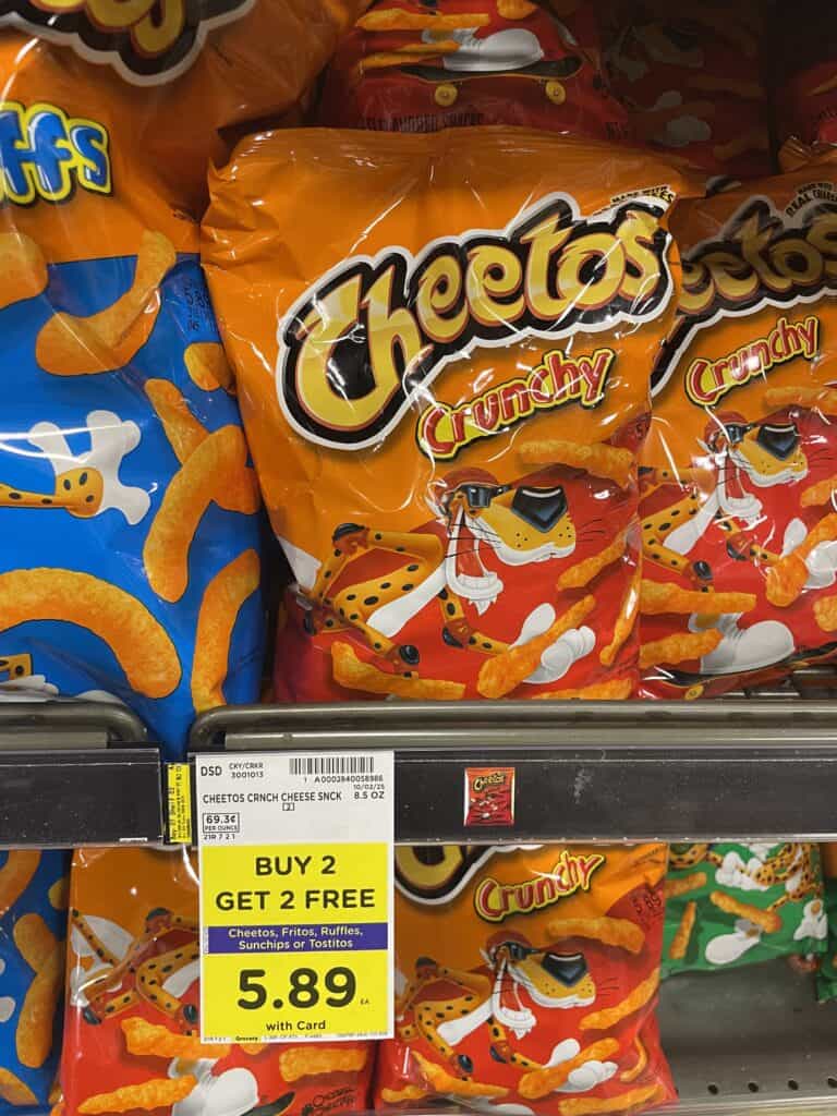 cheetos, ruffles and tostitos kroger shelf image (1)