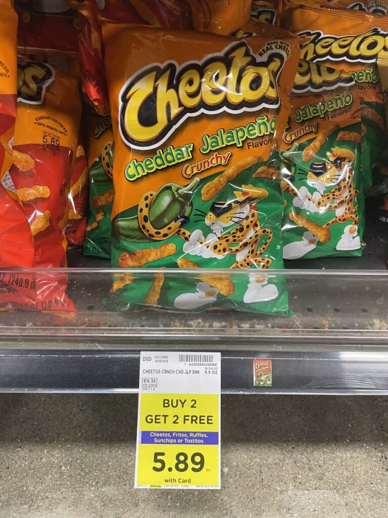 cheetos, ruffles and tostitos kroger shelf image (1)