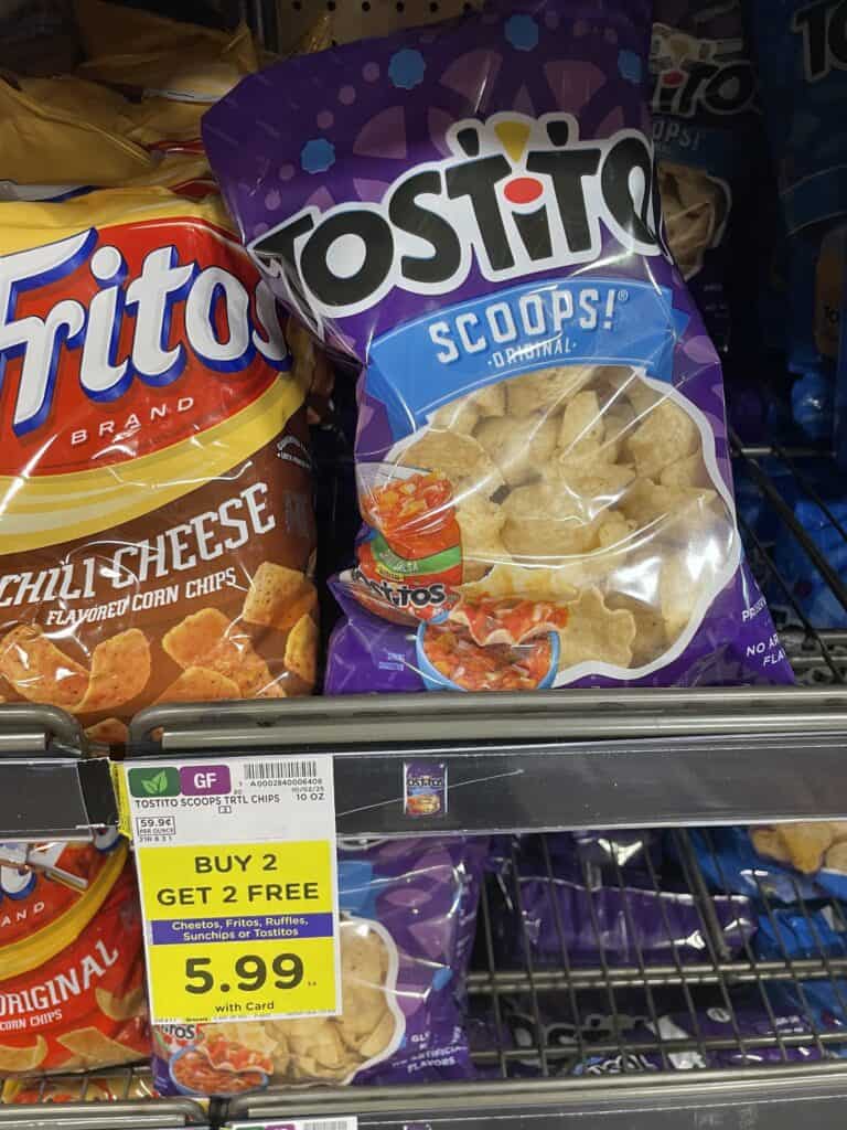 cheetos, ruffles and tostitos kroger shelf image (1)