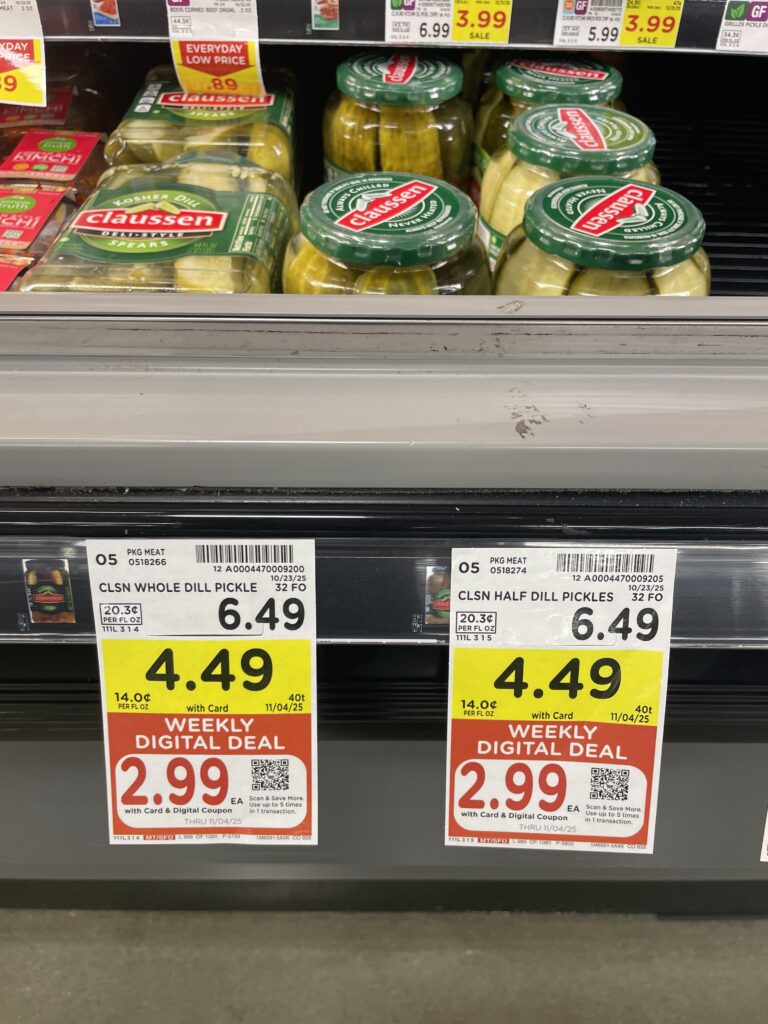 claussen pickles kroger shelf image (1)