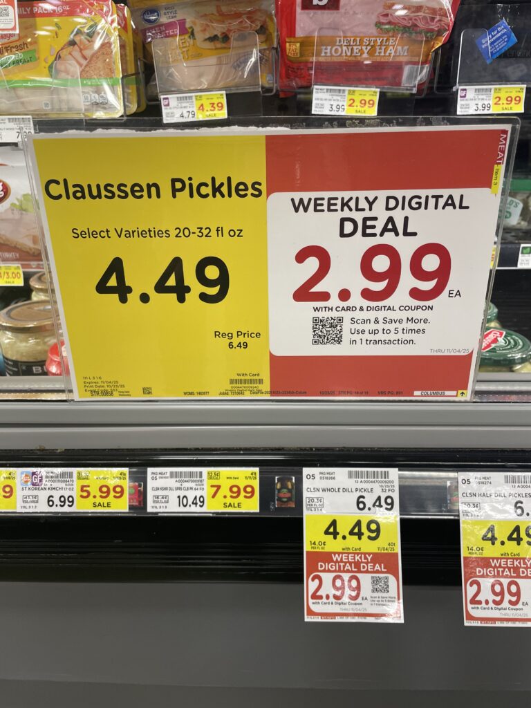 claussen pickles kroger shelf image (1)