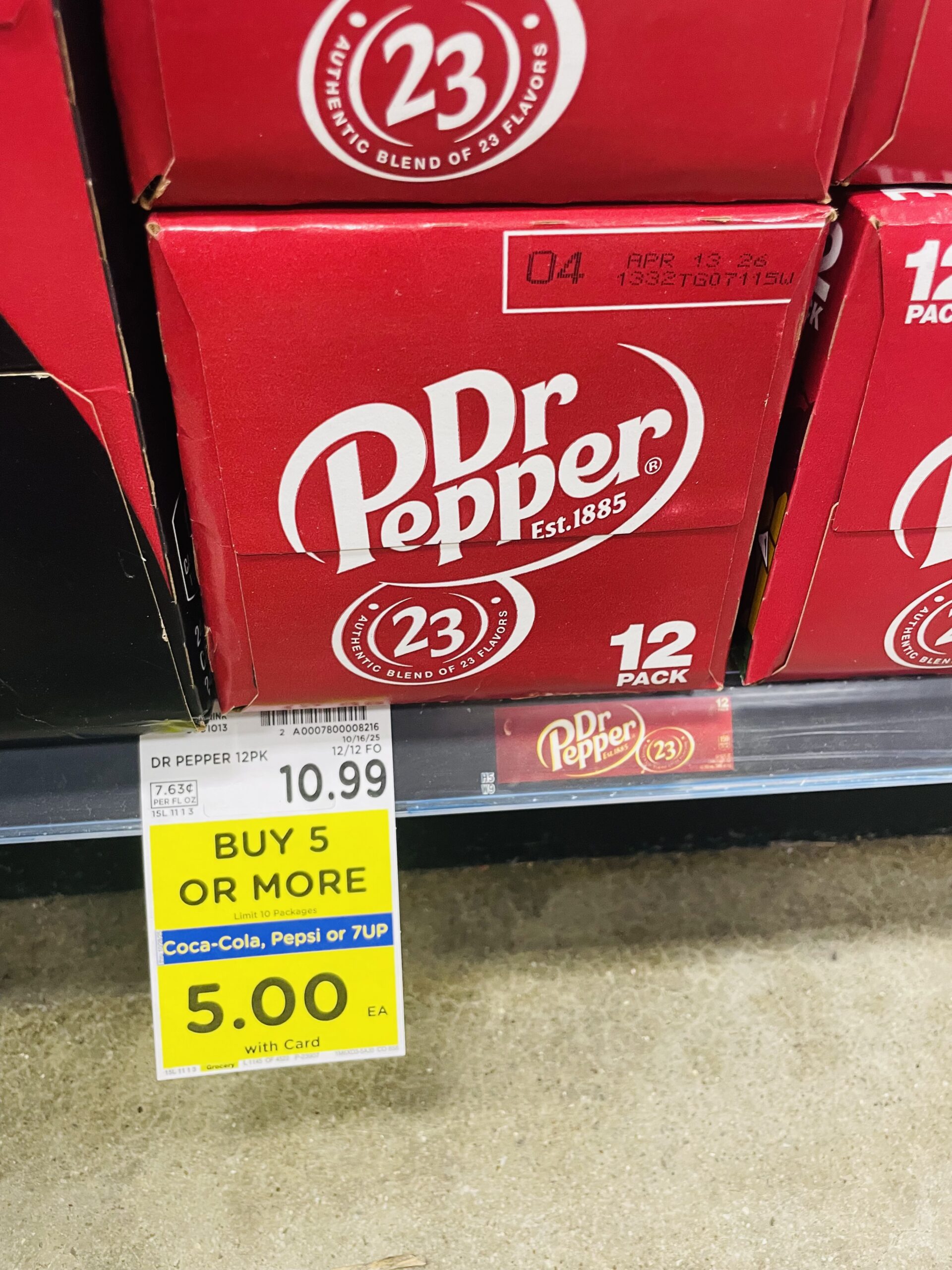 coca cola buy 5 kroger shelf image (1)