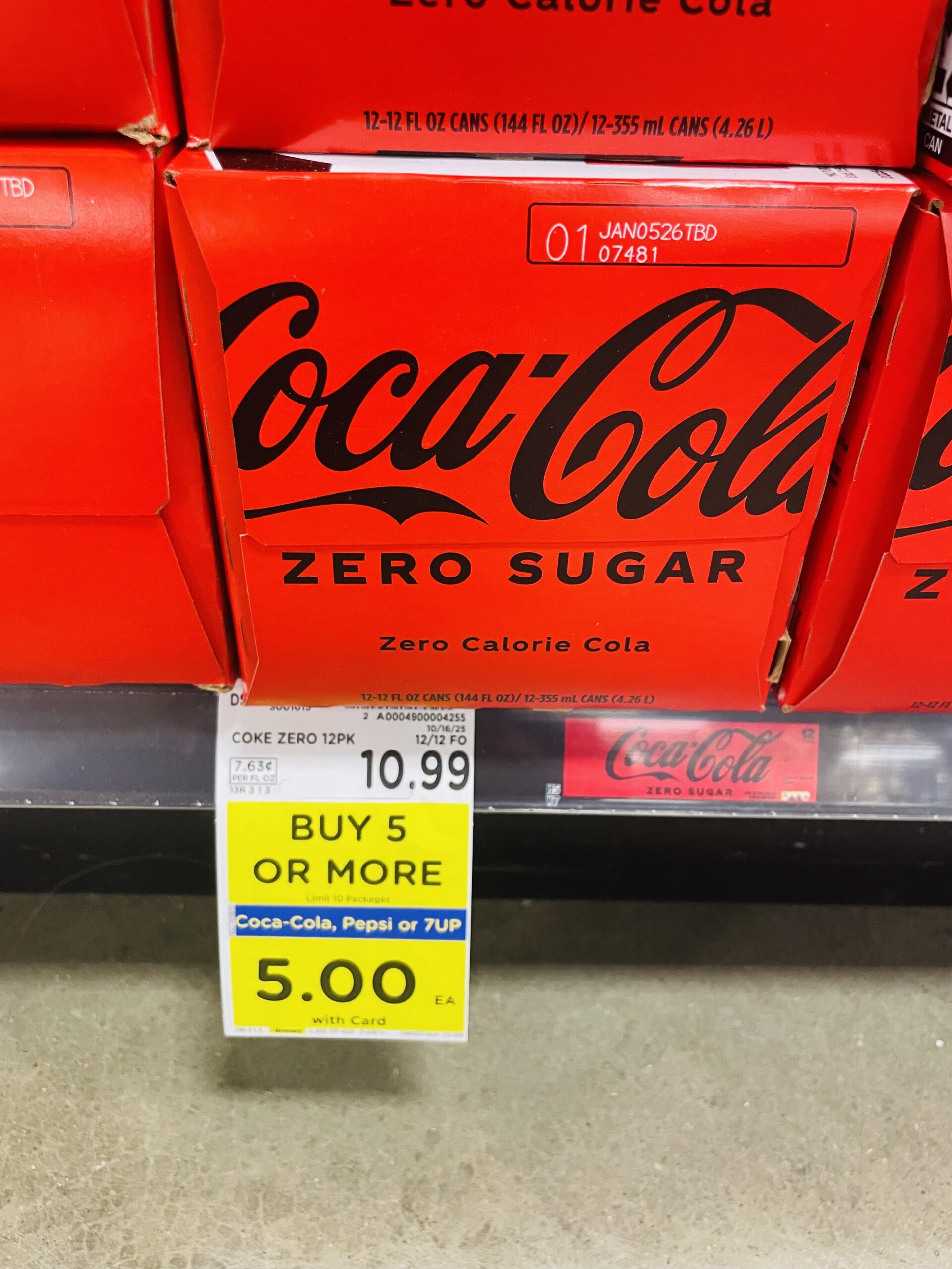 coca cola buy 5 kroger shelf image (1)