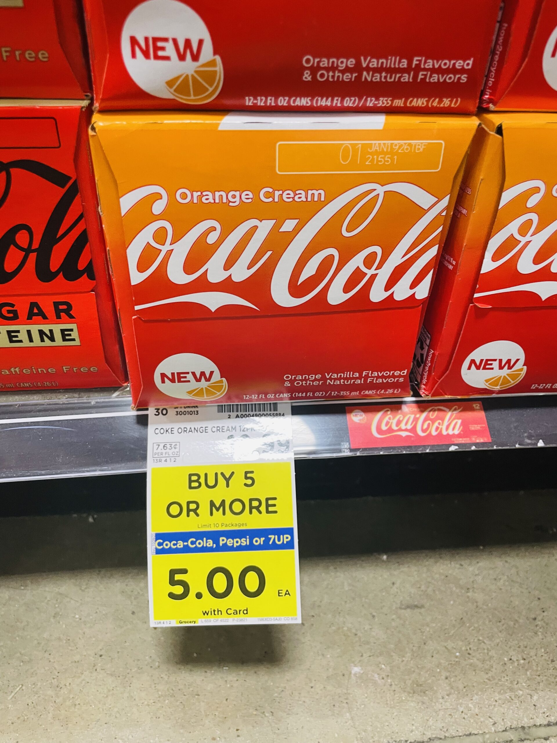 coca cola buy 5 kroger shelf image (1)