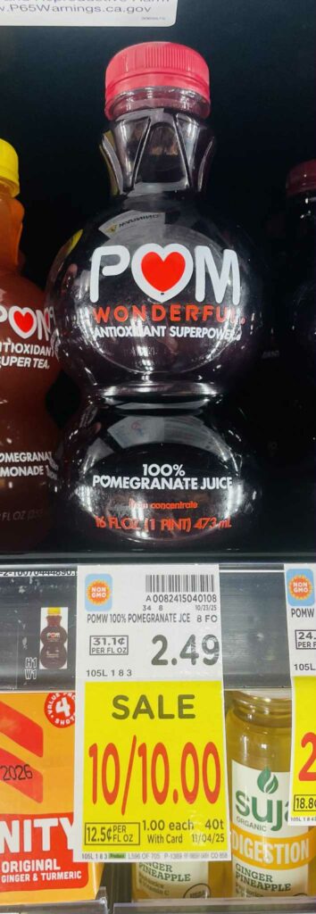 POM wonderful kroger shelf image