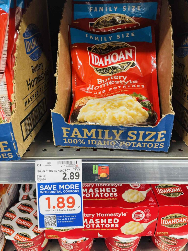 Idahoan potatoes kroger shelf image