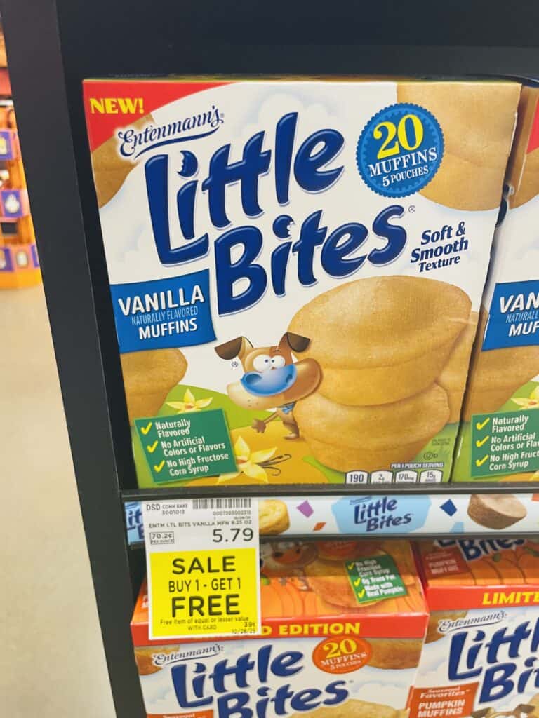 entenmann's little bites kroger shelf image (1)