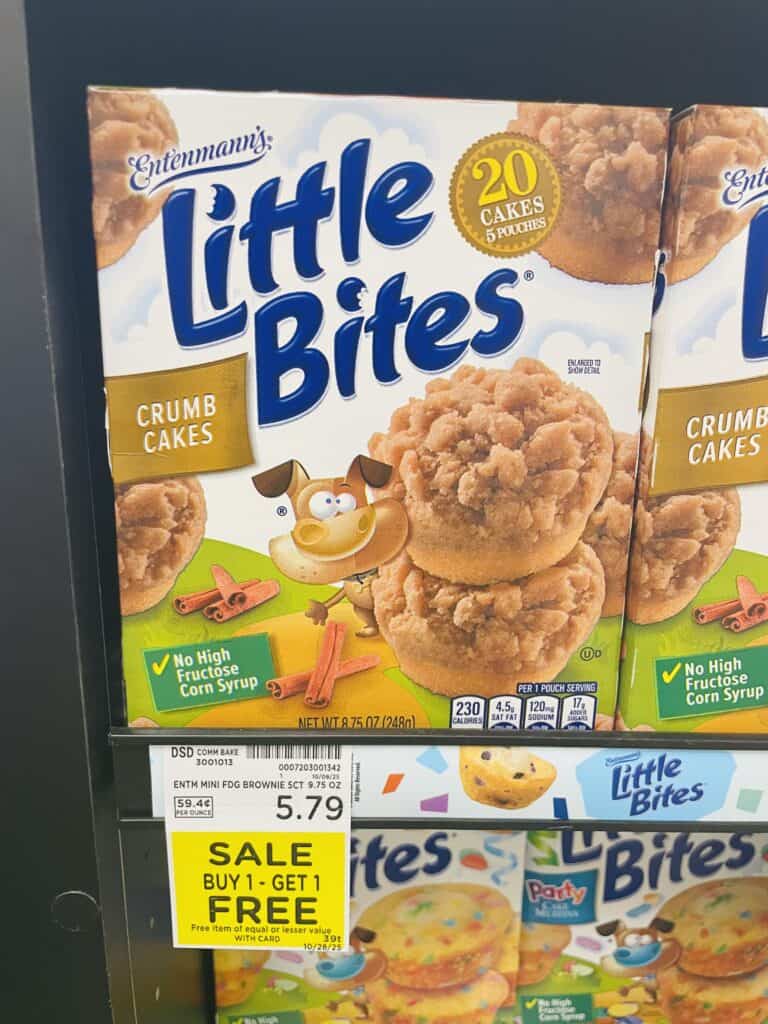 entenmann's little bites kroger shelf image (1)