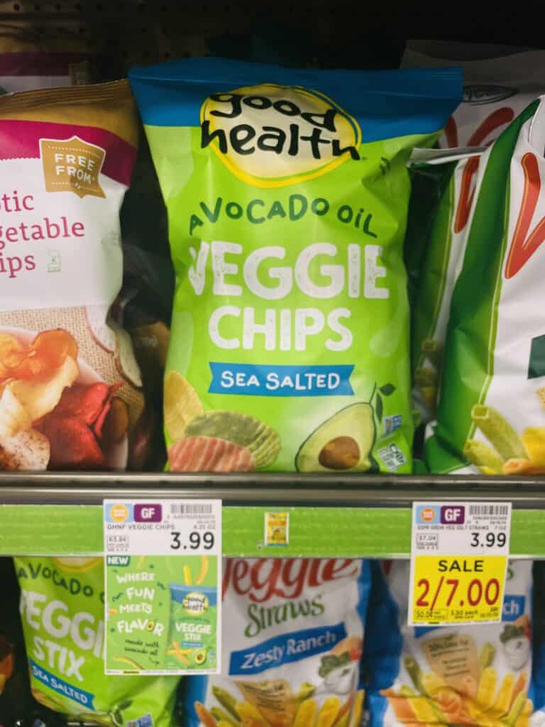 good health veggie snacks kroger shelf image (1)