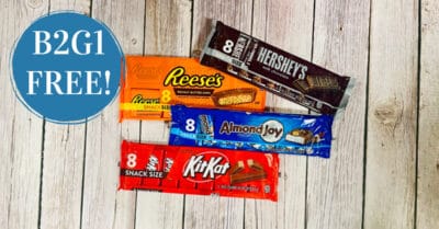 hershey's snack size candy bars kroger krazy