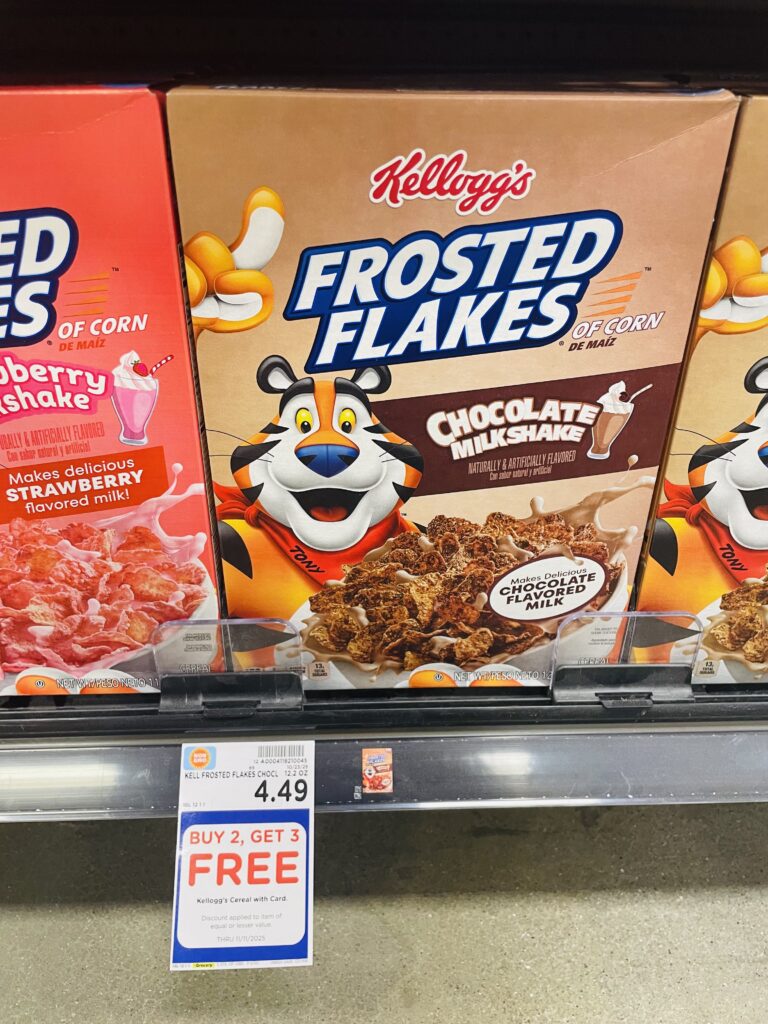 kellogg's cereal kroger shelf image (1)