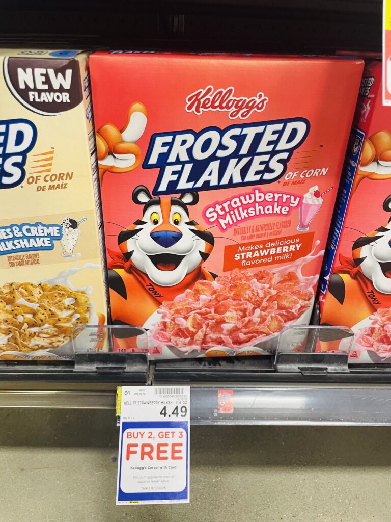 kellogg's cereal kroger shelf image (1)