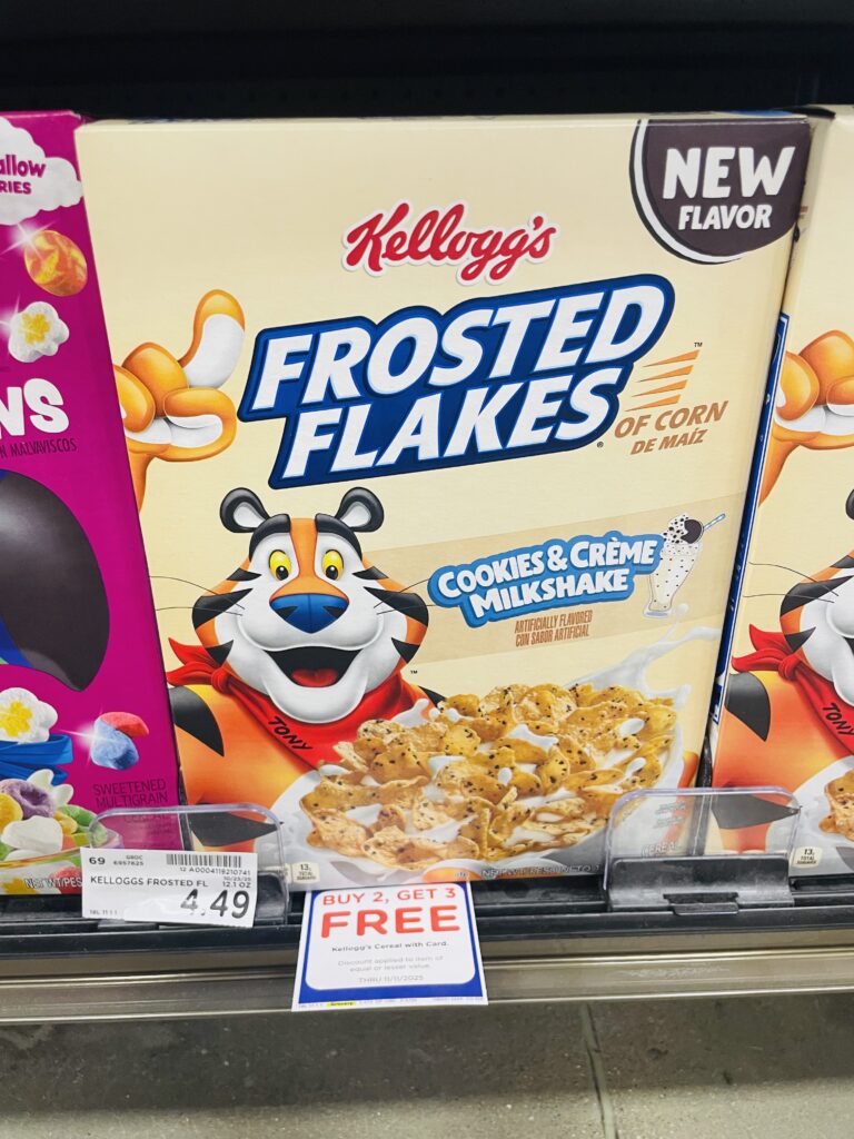 kellogg's cereal kroger shelf image (1)