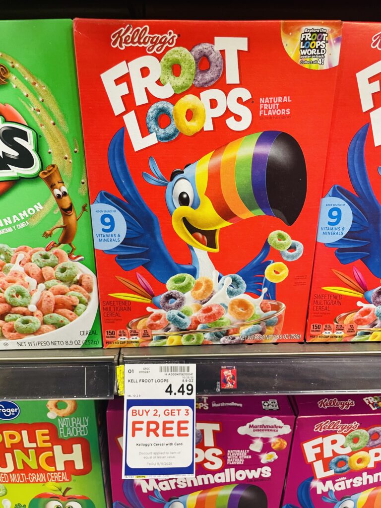 kellogg's cereal kroger shelf image (1)