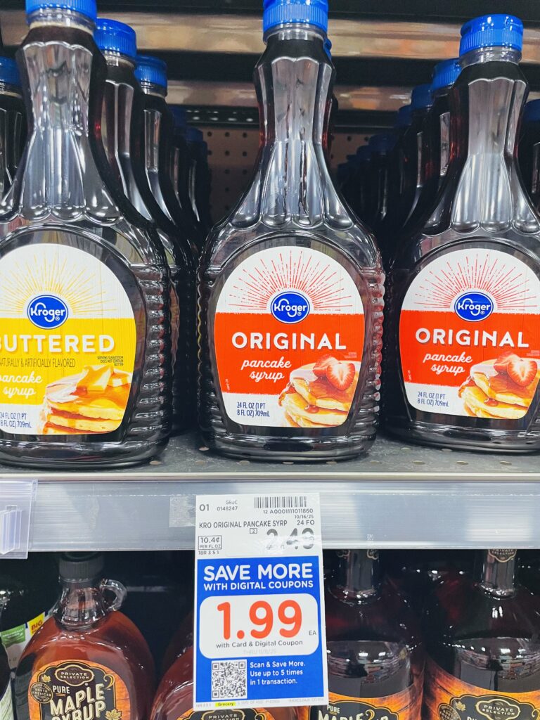 kroger pancake mix shelf image (1)