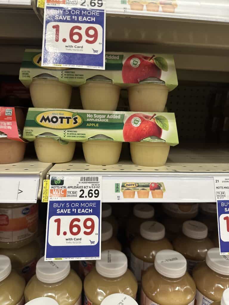 mott's applesauce kroger shelf image (1)